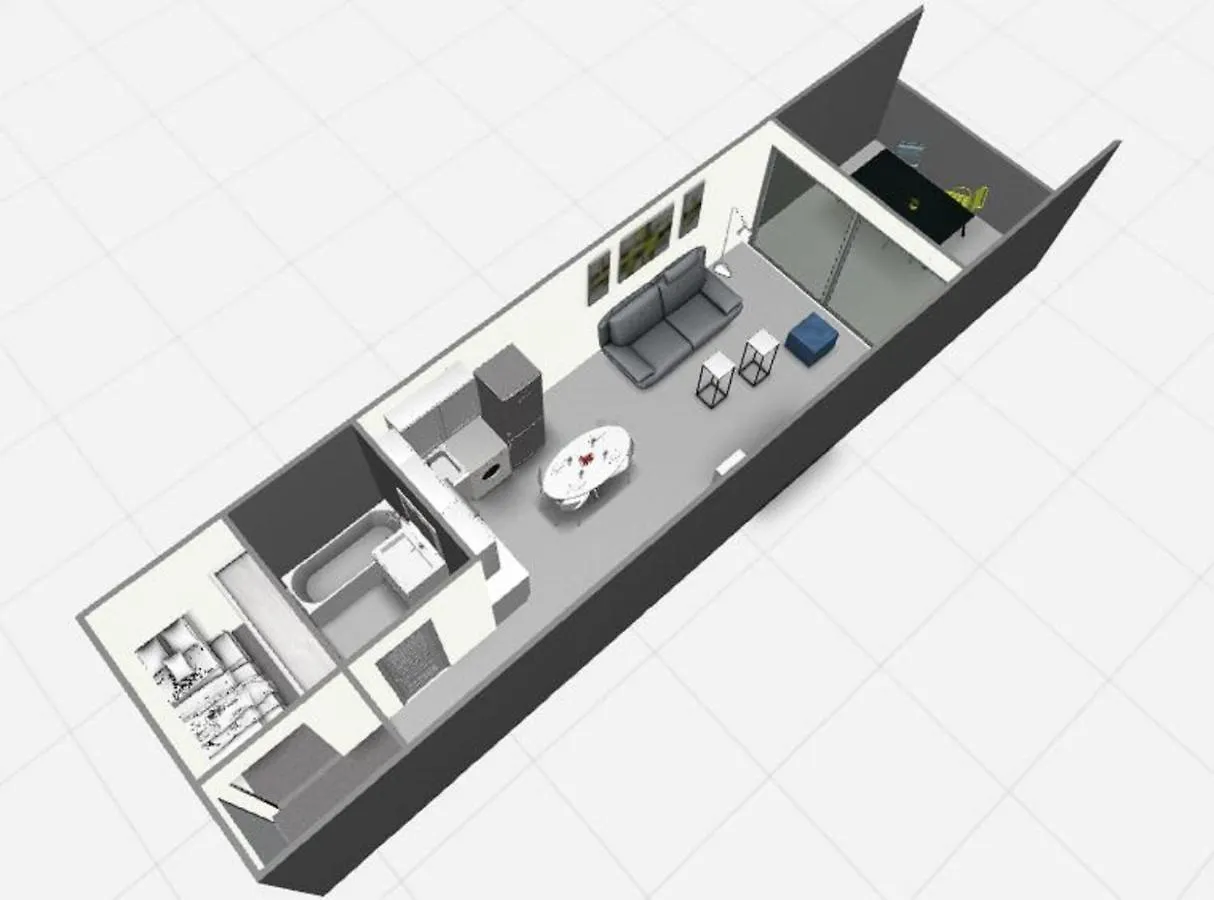 Appartement logement climatisé à Juan les Pins dans résidence avec piscine